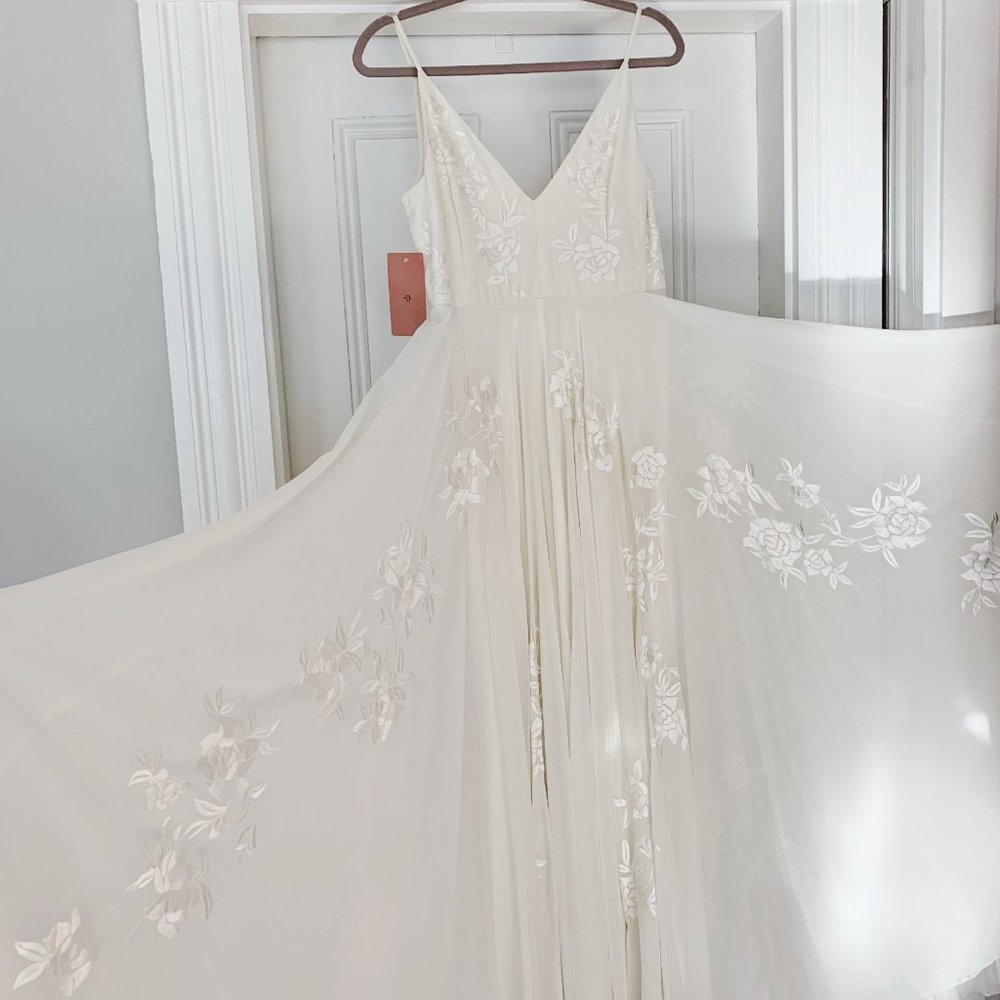 BHLDN Bonaire Dreams of You Wedding Gown Size 0 - Picture 15 of 16